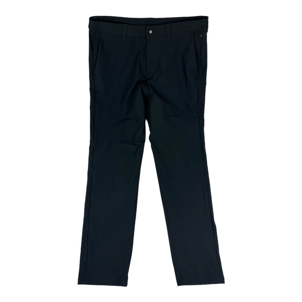 Lululemon Black Commission 5 Pocket Performance Slim Fit Pant Size Mens 34X29
